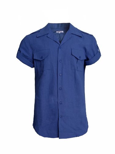 Military half shirts (Blue)
