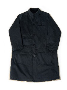 cotton hunting balmacan coat (navy)